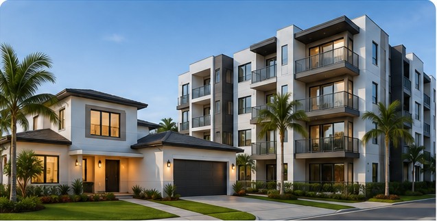 Completed residential and multifamily investment properties in Florida